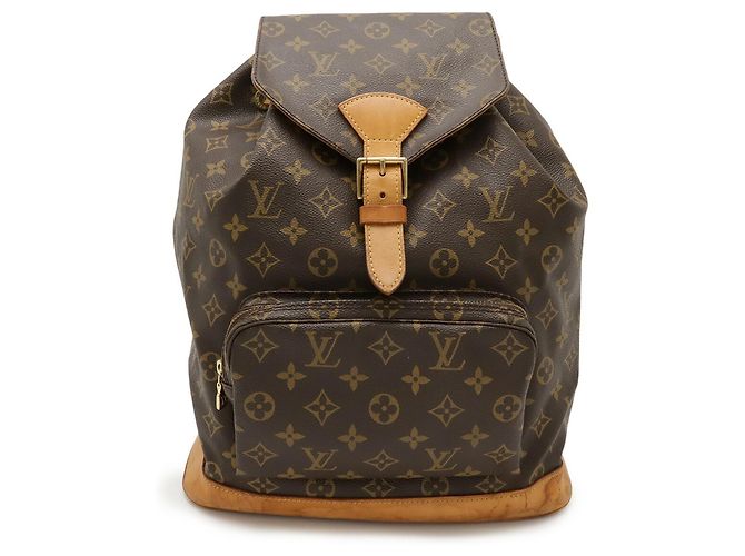 Zaino Montsouris GM in Monogramma Louis Vuitton Marrone - vista 2