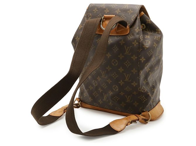 Zaino Montsouris GM in Monogramma Louis Vuitton Marrone - vista 3
