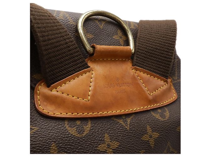 Zaino Montsouris GM in Monogramma Louis Vuitton Marrone - vista 5