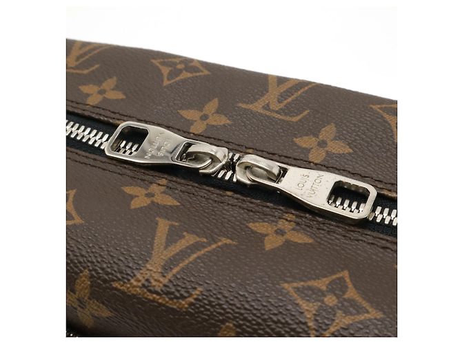 Pochette da Toilette Truss Monogram Macassar Louis Vuitton Marrone Nero - vista 5