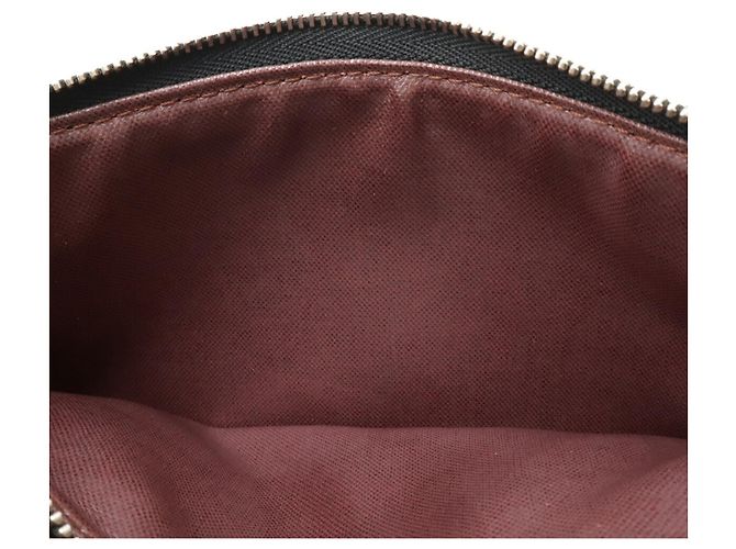 Pochette da Toilette Truss Monogram Macassar Louis Vuitton Marrone Nero - vista 9