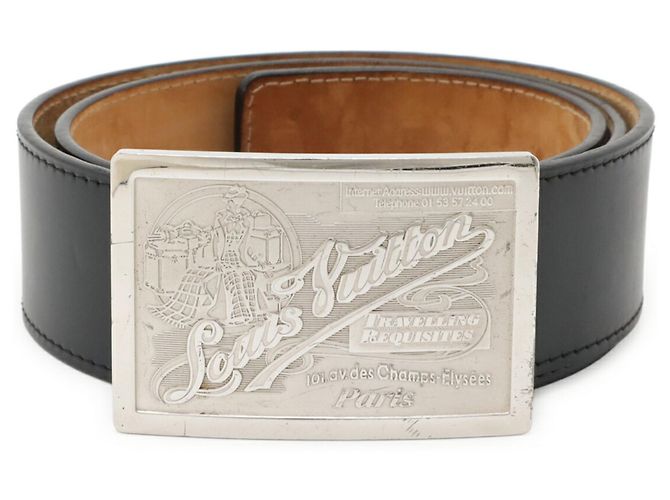 Cintura Santur in jeans Louis Vuitton Nero - vista 2