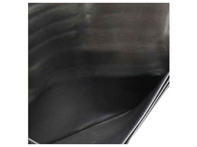 Cartera bifold larga Hermès Dogon Recto Verso Gris Gris antracita - vista 7