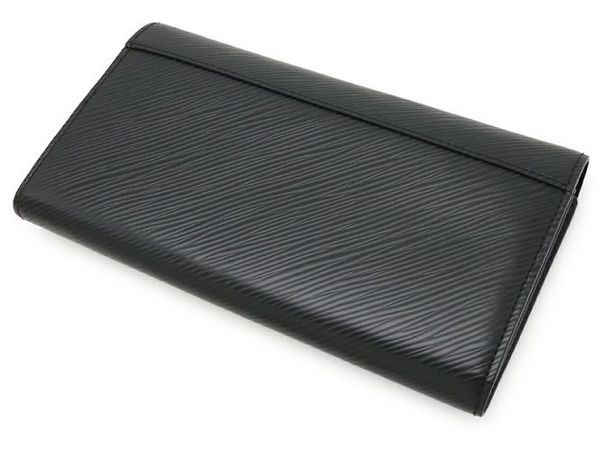 Cartera Larga Bi-fold Twist Epi Louis Vuitton Negro - vista 3