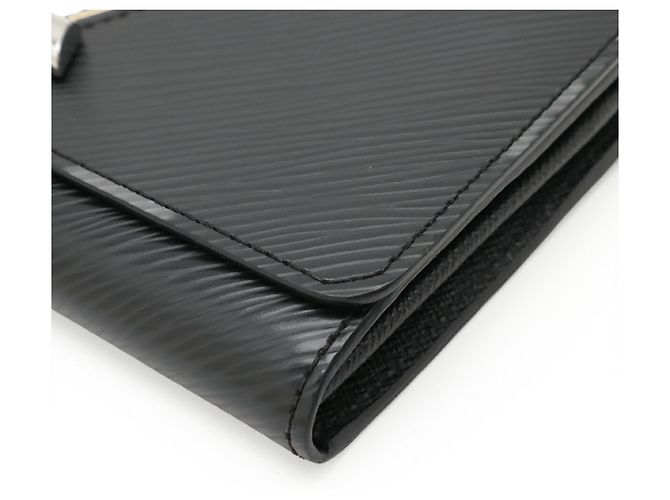 Cartera Larga Bi-fold Twist Epi Louis Vuitton Negro - vista 4