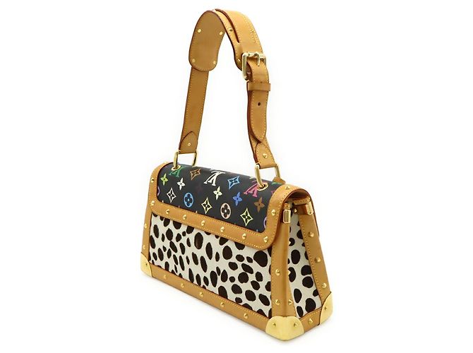Louis Vuitton Monogram Multicolore Shoulder Bag Black - view 3