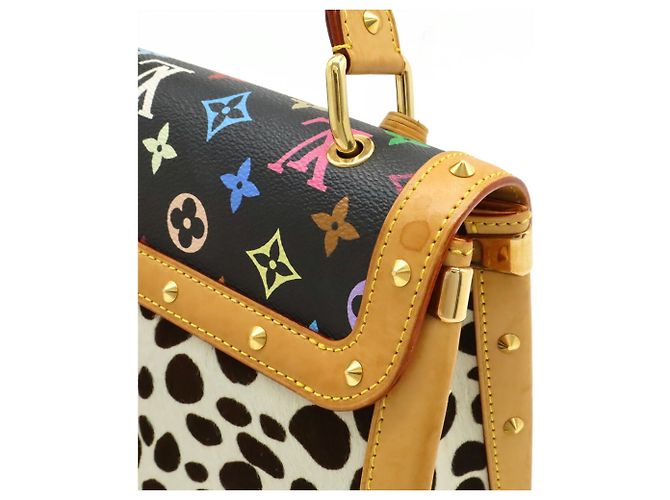 Louis Vuitton Monogram Multicolore Shoulder Bag Black - view 5