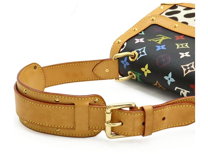 Louis Vuitton Monogram Multicolore Shoulder Bag Black - view 6