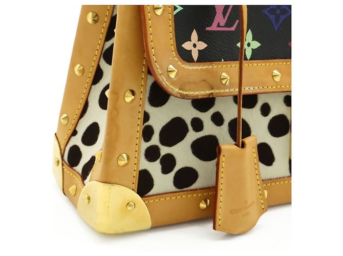 Louis Vuitton Monogram Multicolore Shoulder Bag Black - view 9