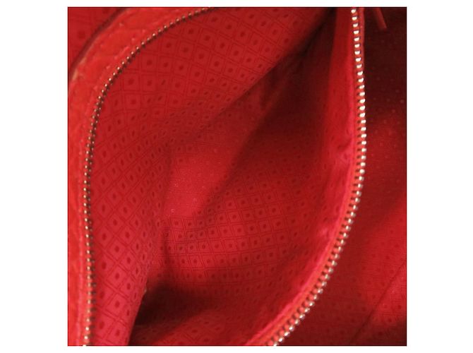 Borsa in pelle rossa con stampa coccodrillo di Tod's Rosso - vista 6