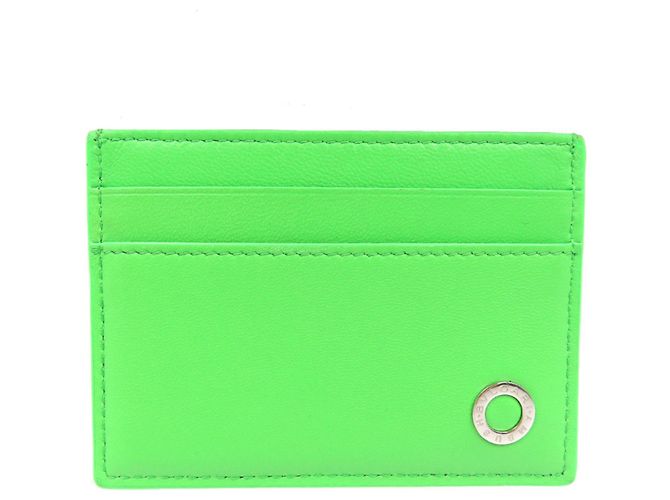 Bulgari Funda de cuero para tarjetas Bvlgari Ambush Collaboration Verde - vista 2
