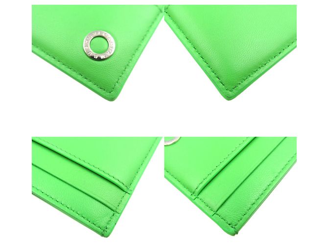 Bulgari Funda de cuero para tarjetas Bvlgari Ambush Collaboration Verde - vista 4