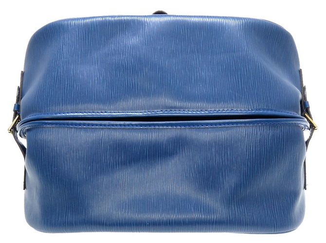 Borsa a Spalla Saumur 35 Epi Louis Vuitton Blu - vista 3