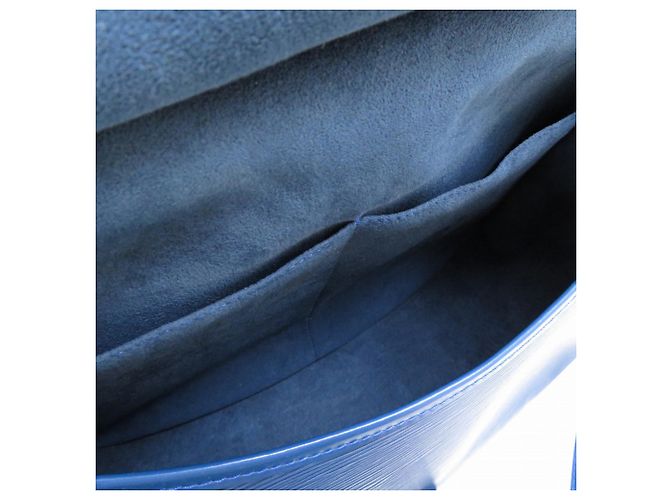 Borsa a Spalla Saumur 35 Epi Louis Vuitton Blu - vista 5