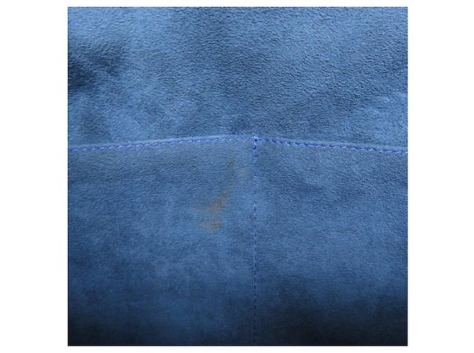 Borsa a Spalla Saumur 35 Epi Louis Vuitton Blu - vista 8