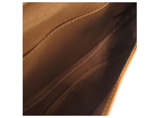 Borsa a Spalla Saumur 30 Monogram Louis Vuitton Marrone Monogramma - vista 7