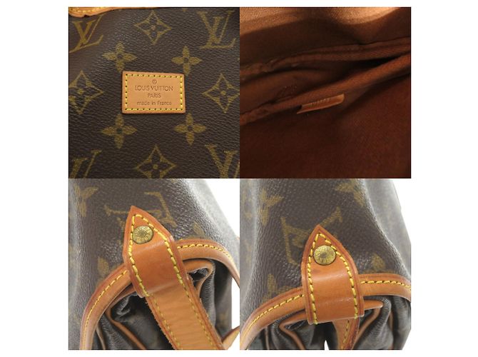 Borsa a Spalla Saumur 30 Monogram Louis Vuitton Marrone Monogramma - vista 8
