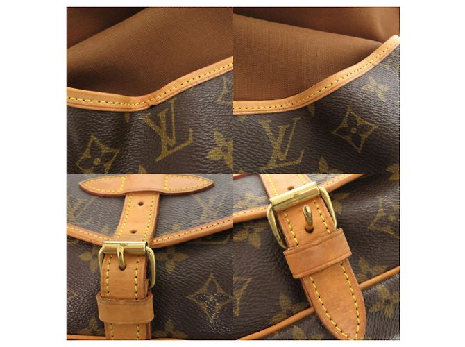 Borsa a Spalla Saumur 30 Monogram Louis Vuitton Marrone Monogramma - vista 9