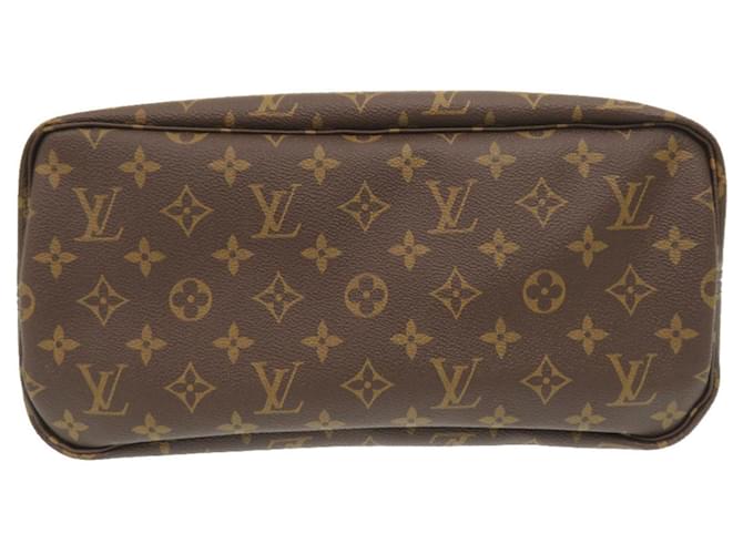 Borsa tote Louis Vuitton Neverfull MM Monogram Rose Beige Marrone - vista 3