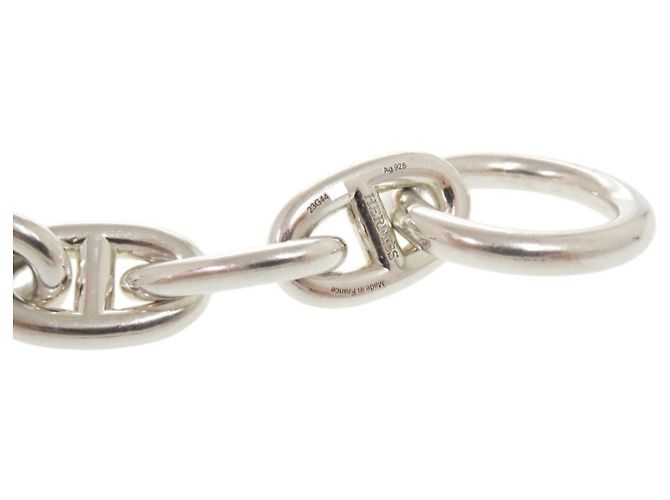 Hermès Bracciale Charm Chaine d'Ancre MM Hermes Argento - vista 4