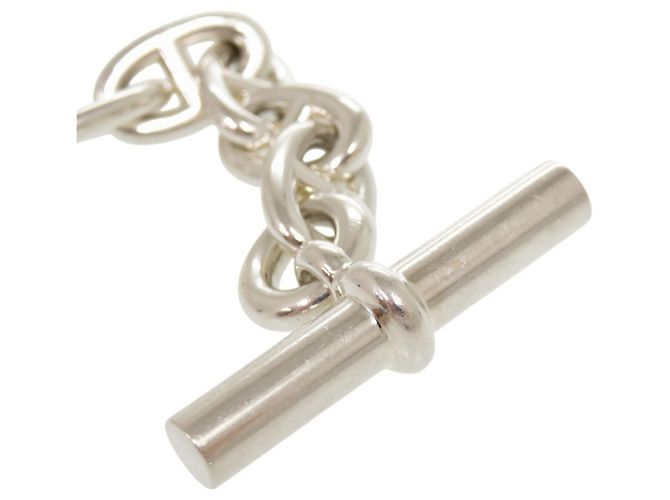 Hermès Bracciale Charm Chaine d'Ancre MM Hermes Argento - vista 5