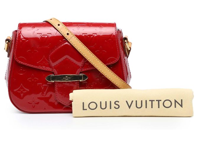 Louis Vuitton Rosso Monogram Vernis Bellflower PM - vista 8