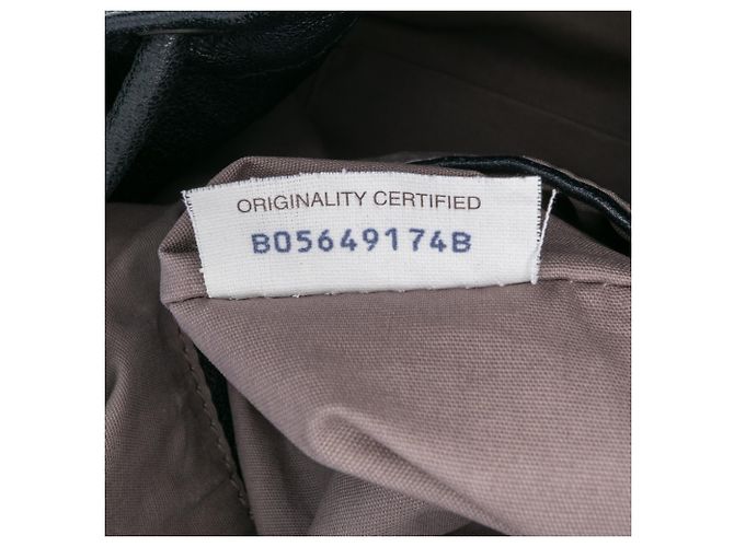 Schwarzer Nappa Intrecciato Drawstring Rucksack von Bottega Veneta - Ansicht 7