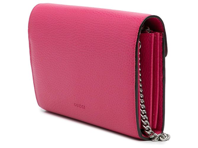Cartera Mini Dionysus de Cuero Rosa de Gucci con Cadena - vista 2