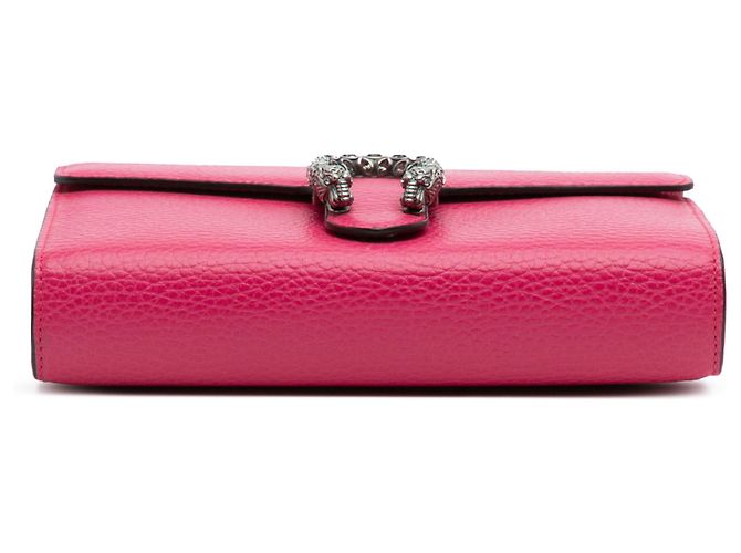 Cartera Mini Dionysus de Cuero Rosa de Gucci con Cadena - vista 3