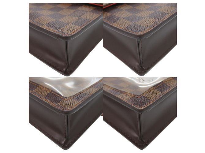 Borsa a Spalla Portobello Damier Louis Vuitton Marrone - vista 4
