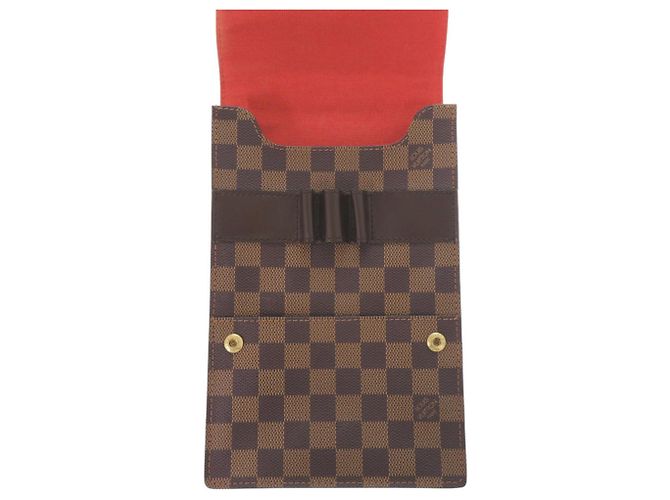 Borsa a Spalla Portobello Damier Louis Vuitton Marrone - vista 5