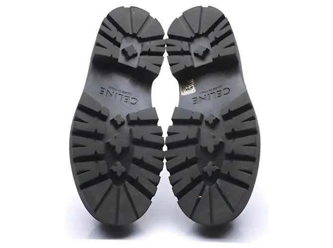Stivali Chelsea Bulky Céline in pelle nera Nero - vista 4