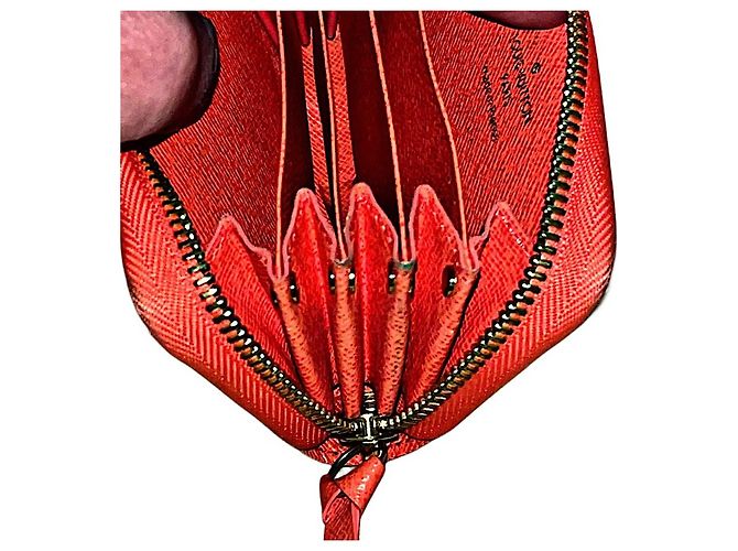 Cartera Louis Vuitton Monogram Poppy Multicartes Coral - vista 11
