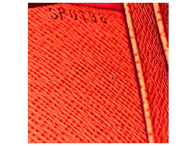 Cartera Louis Vuitton Monogram Poppy Multicartes Coral - vista 12