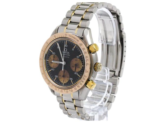 Orologio da uomo OMEGA Speedmaster Automatico in acciaio e oro 18K - vista 2