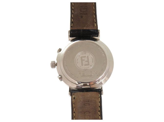 Fendi 4500L Horology Chronograph Uhr Schwarz - Ansicht 7