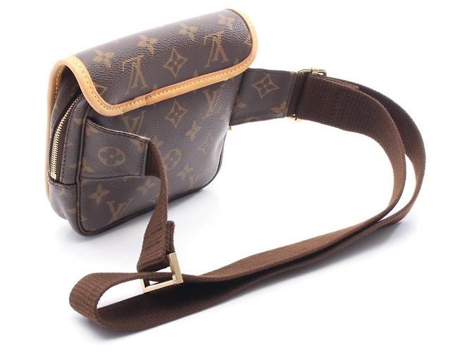 Borsa a tracolla Bosphore Louis Vuitton Marrone - vista 2