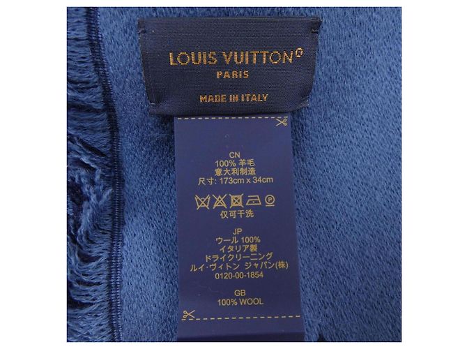 Sciarpa Monogram Vivienne Louis Vuitton Blu navy - vista 3