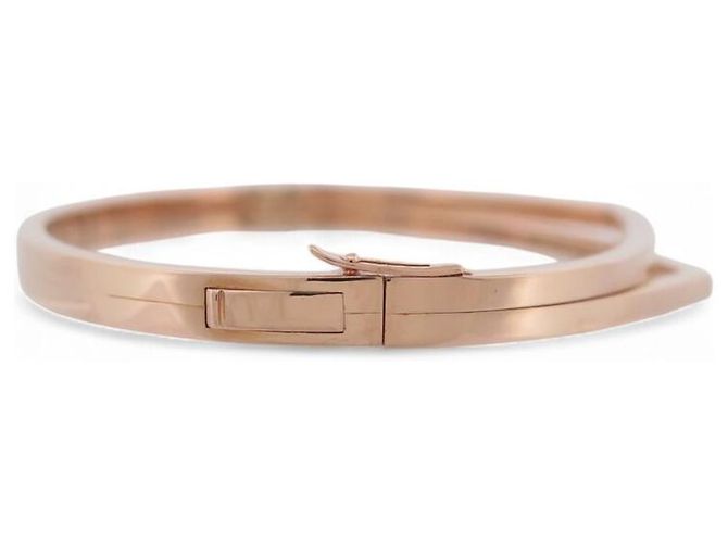 NUOVO BRACCIALE REPOSSI ANTIFER BAF0BDPG00000 14CM IN ORO ROSA 18K 18G BANGLE D'oro - vista 5