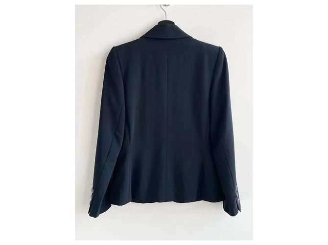 Blazer de lana negro Yves Saint Laurent Rive Gauche - vista 6