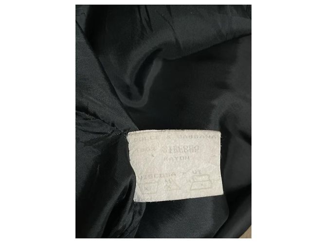 Dolce & Gabbana Rock aus Viskose mit Spitzendetails Schwarz Weiß - Ansicht 8