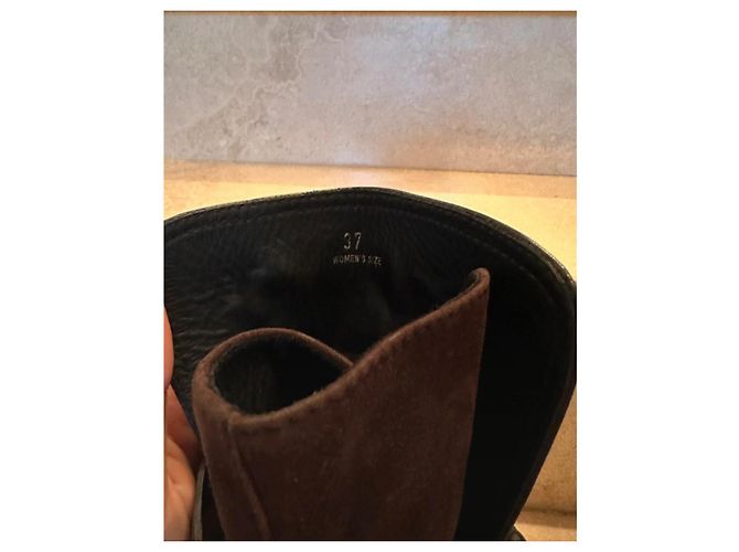 Botines Tod's de piel marrón talla 37 Castaño - vista 4