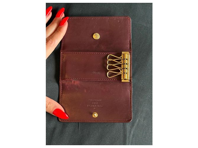Louis Vuitton Purses, wallets, cases Dark red - view 4