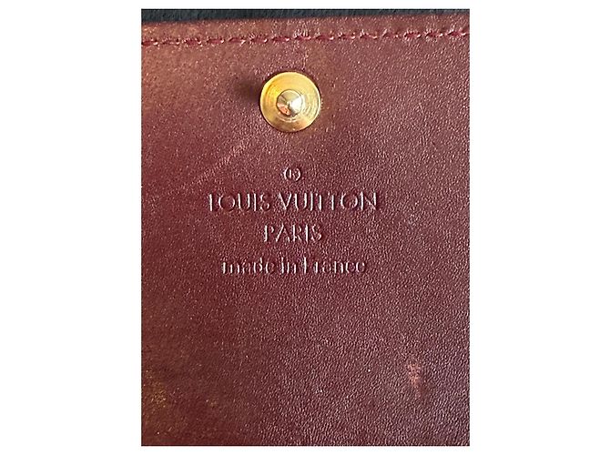 Louis Vuitton Purses, wallets, cases Dark red - view 5