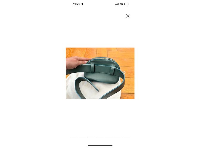 Borsa a cintura Chloé blu in pelle - vista 3