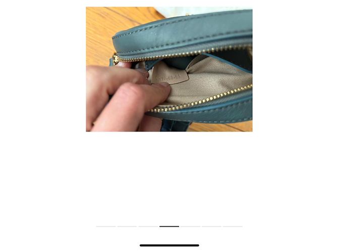 Borsa a cintura Chloé blu in pelle - vista 5