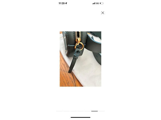 Borsa a cintura Chloé blu in pelle - vista 7