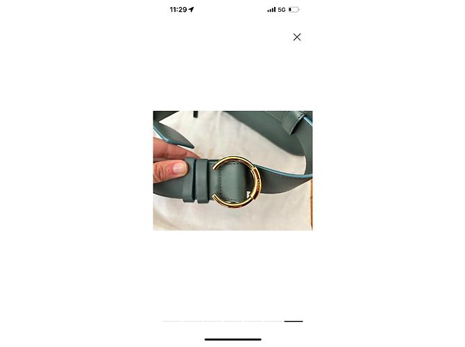 Borsa a cintura Chloé blu in pelle - vista 8