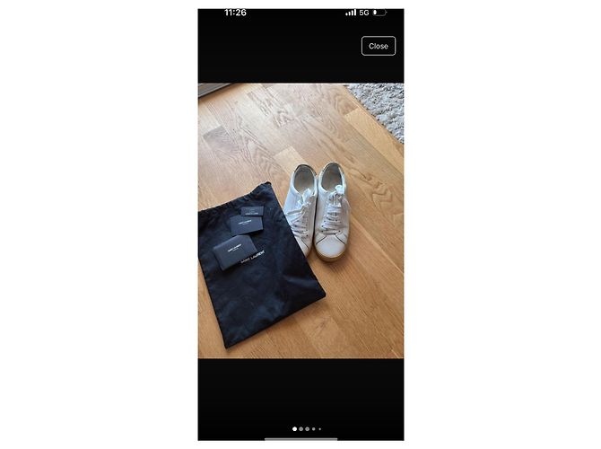 Sneakers Saint Laurent Bianco - vista 3