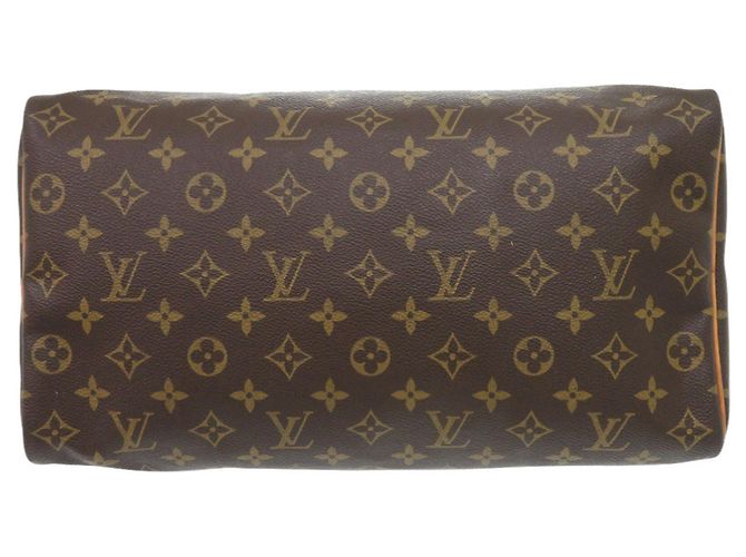 Borsa Louis Vuitton Speedy 35 Monogram Marrone Monogramma - vista 3